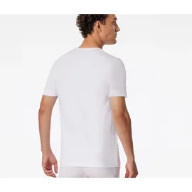 SCHIESSER Herren T-Shirt 2er Pack - Serie 95/5 Rundhals, S-XXL Weiß