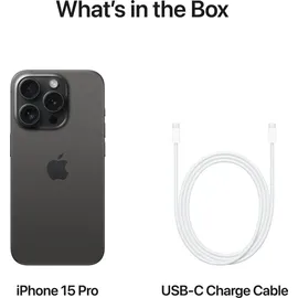 Apple iPhone 15 Pro 256 GB Titan Schwarz