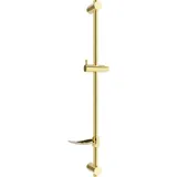 Mexen Df Duschstange mit Seifenschale 80 cm, gold - 79382-50