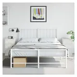 vidaXL Nachtschrank 2 Stk. 34,5 x 39 x 62 cm Weiß