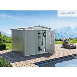 Biohort Panorama P1 2,57 x 1,37 m quarzgrau-metallic Einzeltür