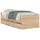 vidaXL Bettgestell 90 x 200 cm Braun