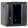 DSIT 4 HE, 10 Serverschrank mit Glastür (BxTxH) 312x310x264mm - Schwarz - für Zuhause und im Büro