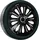 J&J AUTOMOTIVE Strong 16 Zoll 4 Stück Schwarz/Silber/Weiß
