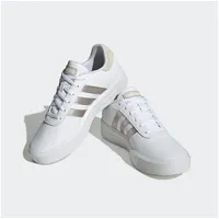 Adidas Damen Court Platform Shoes, Cloud White Champagne Met Aluminium, 41 1/3 EU