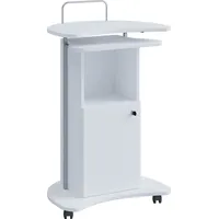 VCM my office Stehpult höhenverstellbar Komil weiß