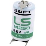 SAFT LS 14250 Spezial-Batterie 1/2 AA U-Lötpins Lithium 3.6 V 1200 mAh 1 St.