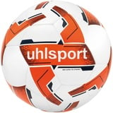 Uhlsport Ultra Lite Synergy 290g Leicht-Fußball 112 - weiß/fluo orange/marine 5