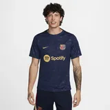 Nike FC Barcelona Academy Pro Home Nike Dri-FIT Pre-Match Kurzarm-Fußballoberteil (Herren) - Blau, S