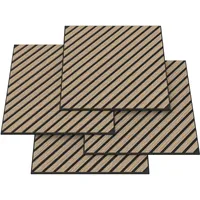 [neu.holz] Akustik-Wandpaneel Vang Walnussoptik 16 St. 60 x 60