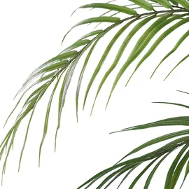 Beliani Kunstpflanze Areca Palm 124 cm Grün