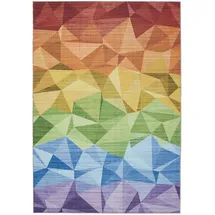 benuta George Kurzflorteppich 140 x 200 cm Mehrfarbig