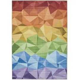 benuta George Kurzflorteppich 140 x 200 cm Mehrfarbig