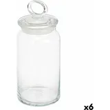 Pasabahce Topf Kitchen 9,8 x 23,4 x 9,8 cm Durchsichtig Silikon Glas 1,1 L (6 Stück)