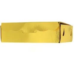 MONOUSO - Box für Süßwaren gold 14x8x3,5cm (100 Stück)