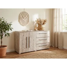 Home Affaire Bali Kombikommode 169 x 92 x 50 cm Beige