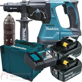 Makita DHR243RTJ inkl. 2 x 5,0 Ah + Makpac + Schnellladegerät