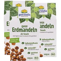 Govinda Bio Erdmandeln naturell 3x250 g Kerne
