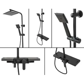 REA Duschset schwarz