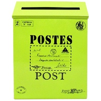 LOVIVER Stil Briefkasten Postkasten Mailbox Zeitungsbox, Grün