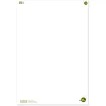 Ursus Flipchart-Papier 68 x 99 cm Grün/Weiß