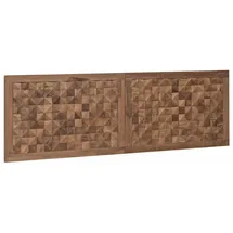 vidaXL Kopfteil Natur Massiv-Teak