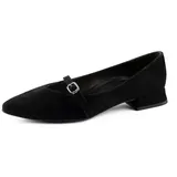 Paul Green Leder-Ballerinas in schwarz, / 4.5 UK