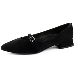 Paul Green Leder-Ballerinas in schwarz, / 4.5 UK