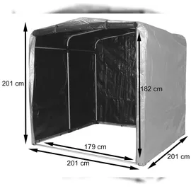 Mendler HWC-N61 2,01 x 2,01 m Silber