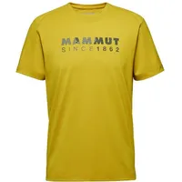 Mammut Herren Trovat Logo T-Shirt (Größe L, gelb)