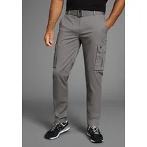 H.I.S. H.I.S Cargohose (Set, 2-tlg., mit abnehmbarem Gürtel) grau 32
