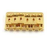 Allparts SB-0100-002 "Non Tremolo Bridge" Ersatz und Kleinteile für E-Gitarre gold