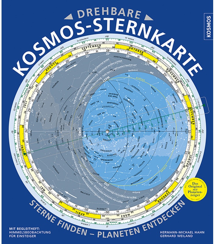 Drehbare Kosmos-Sternkarte - Hermann-Michael Hahn, Gerhard Weiland, Karte (im Sinne von Landkarte)
