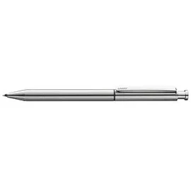 Lamy Kugelschreiber st twin pen Multifunktionsstift silber, Schreibfarbe: schwarz, 1 St.