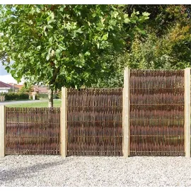Plus Zaun Hauptelement PLUS Luxus 120 x 180 cm 1 Stück Braun