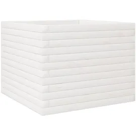 vidaXL Pflanzkübel 60 x 60 x 45,5 cm Weiß