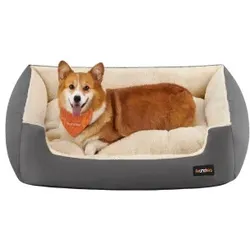 FEANDREA L-XL Hundebett, mit Wendekissen XL