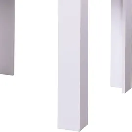 Homestyle4u Küchentisch 80 x 80 cm weiß