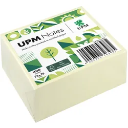 UPM Notes Haftnotiz 5820-01PG 75x75mm 400 Blatt gelb