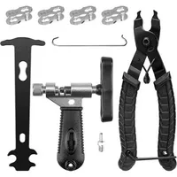Kettennieter Set 2.0: Fahrradketten Reparatur Tool mit Kettenschloss Zange