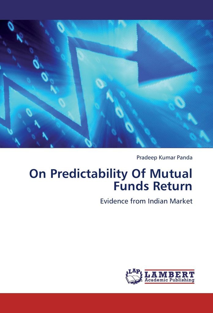 On Predictability Of Mutual Funds Return: Buch von Pradeep Kumar Panda