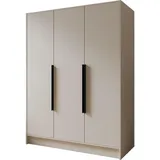 WFL GROUP Drehtürenschrank Mono Bis 150 x 200 x 51 cm Beige