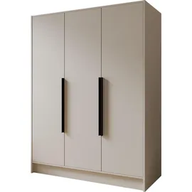 WFL GROUP Drehtürenschrank Mono Bis 150 x 200 x 51 cm Beige