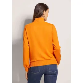 Madeleine Sweatshirt Rippenabschlüsse Orange 40