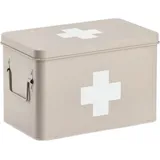 Zeller Medizinbox Metall, beige