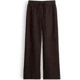 Opus Mileni Resort Wide Leg Hosen Dunkelbraun 38