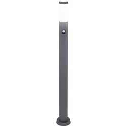 Stehleuchte, Edelstahl , Bewegungsmelder H 110 cm