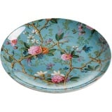 Maxwell & Williams WK05520 Teller Petrol – 20 cm – Kilburn – Bone China Porzellan Glanz, Geschenkbox, Victorian Garden