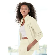 LASCANA ACTIVE Sweatjacke mit kontrastierendem Einsatz beige XL (48/50)