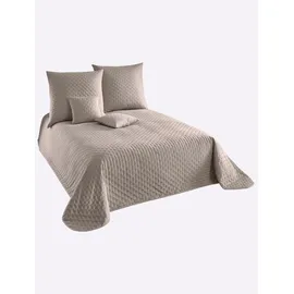 Heine Hussen-Set Tagesdecke braun